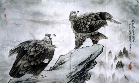 刘福泽的作品“国画花鸟”